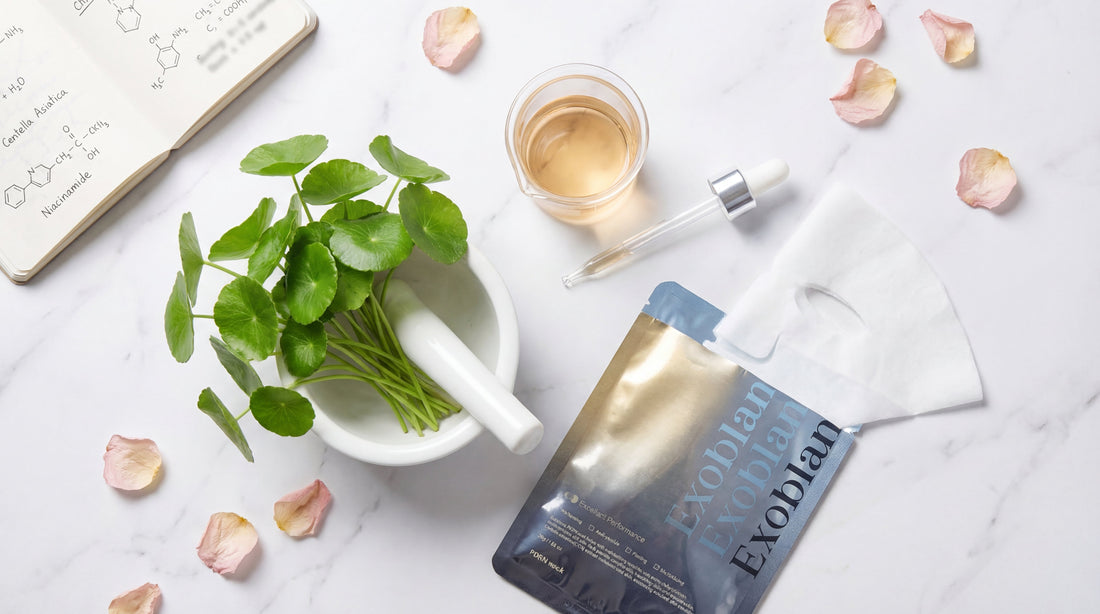 centella asiatica niacinamide duo apaisant K-Beauty ingrédients masque peau sensible