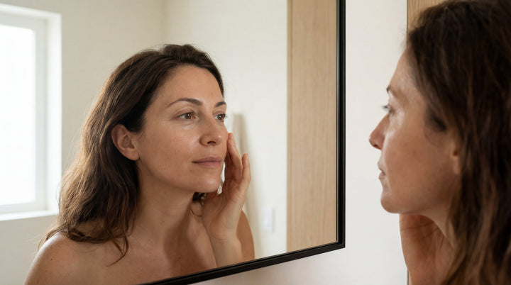 Peau après 35 ans changements biologiques collagène barrière cutanée femme mature