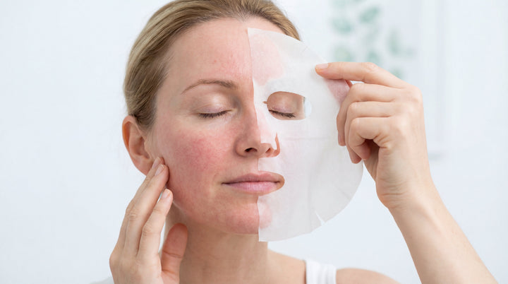 soin post laser visage masque apaisant PDRN exosomes récupération peau