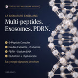 Signature ExoBlanc : 6 peptides biomimétiques, exosomes de rose de Damas et PDRN