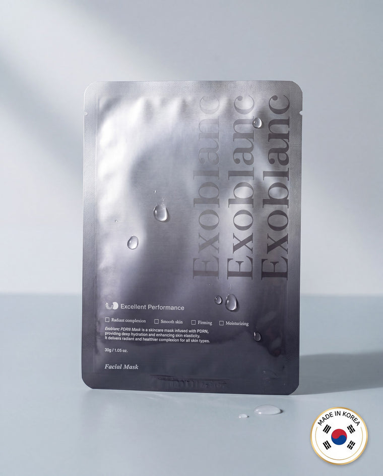 Masque coréen au PDRN ExoBlanc — sachet, Made in Korea