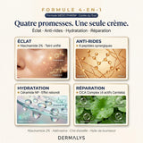 Crème ExoBlanc — éclat anti-rides hydratation réparation 4-en-1