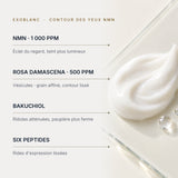 Contour des Yeux NMN & Bakuchiol ExoBlanc — actifs clés et texture