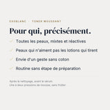 Toner Moussant Centella & Exosomes ExoBlanc — pour qui