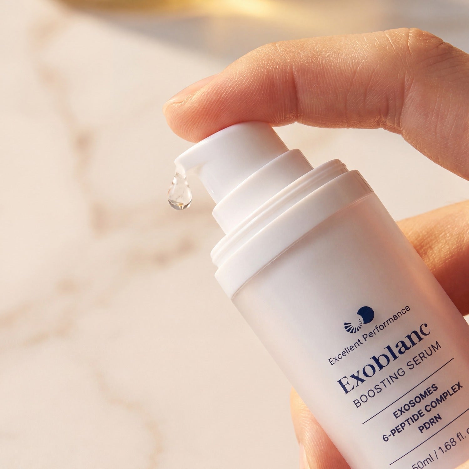Application Sérum Multi-Peptides ExoBlanc — le geste matin et soir
